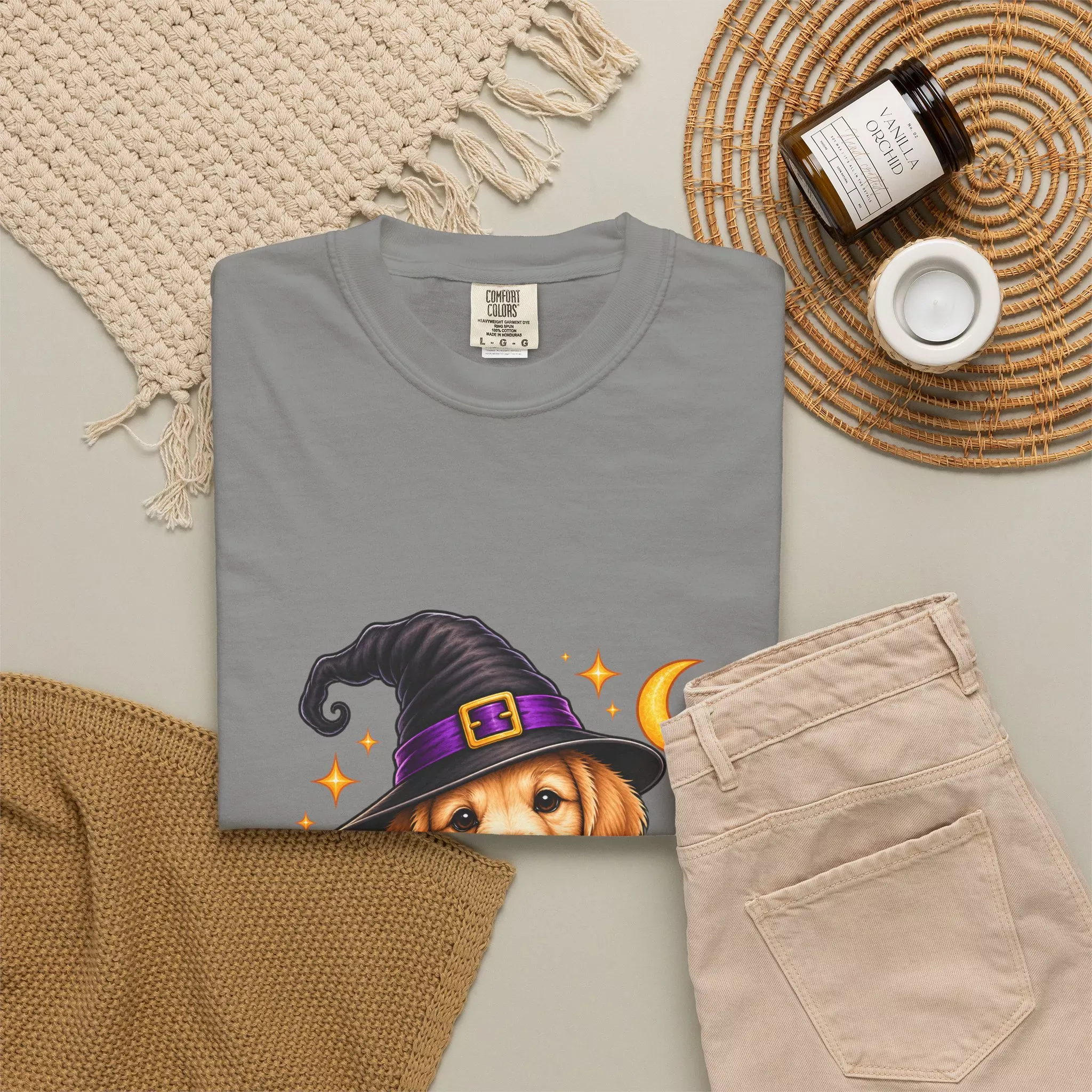 Halloween Dog Pumpkin T-Shirt - Image 44
