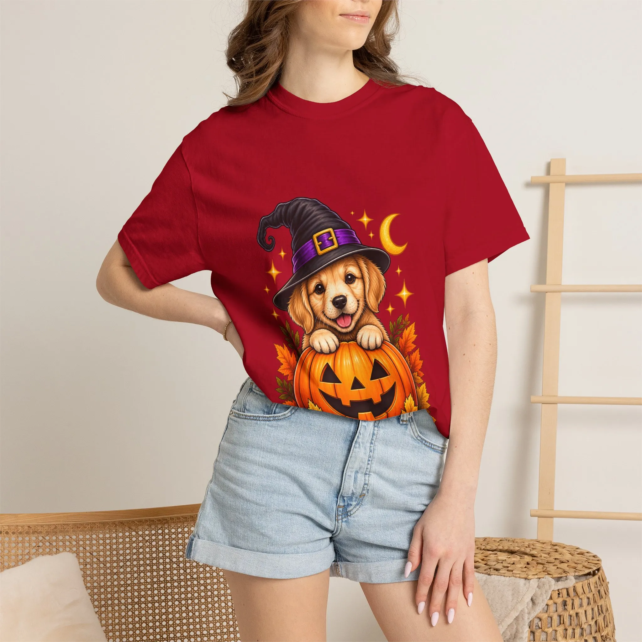 Halloween Dog Pumpkin T-Shirt - Image 74