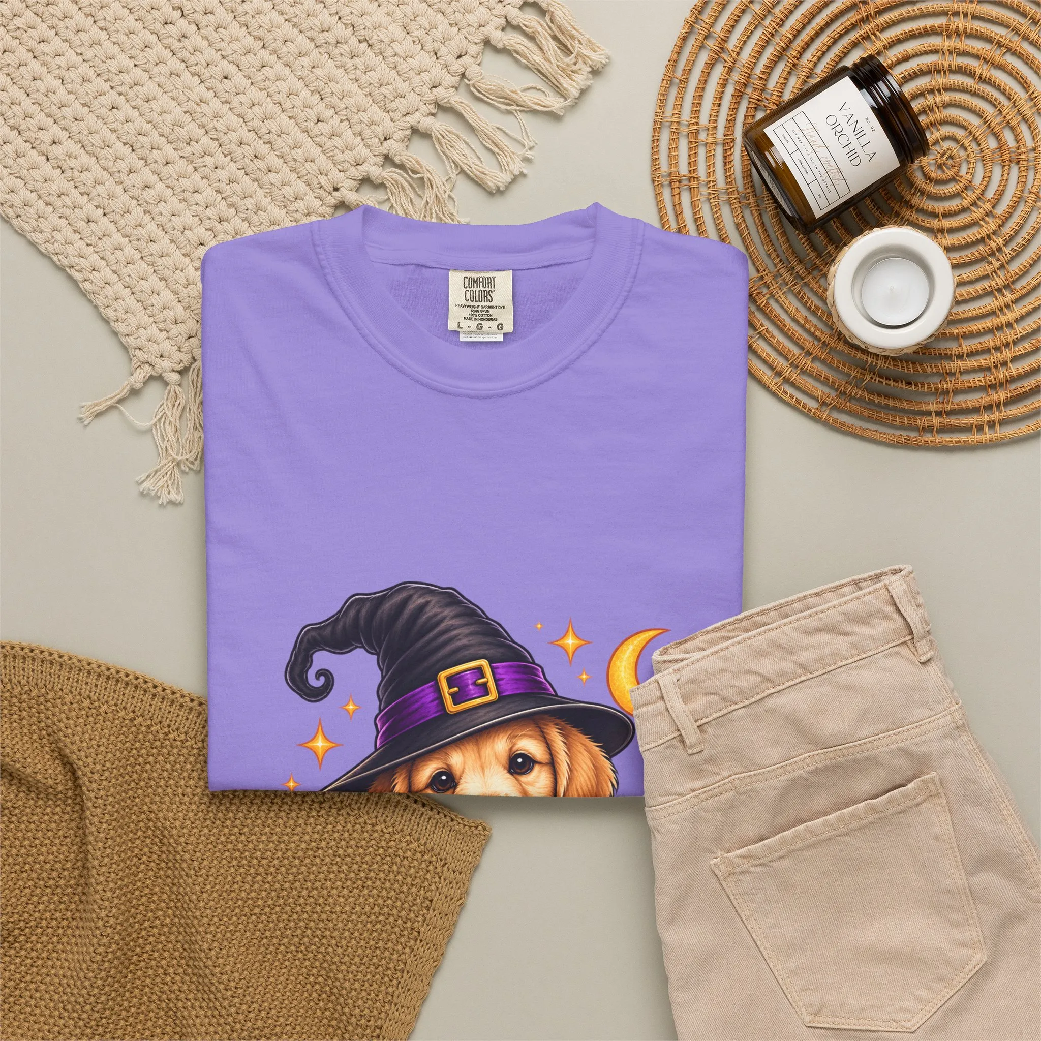 Halloween Dog Pumpkin T-Shirt - Image 59