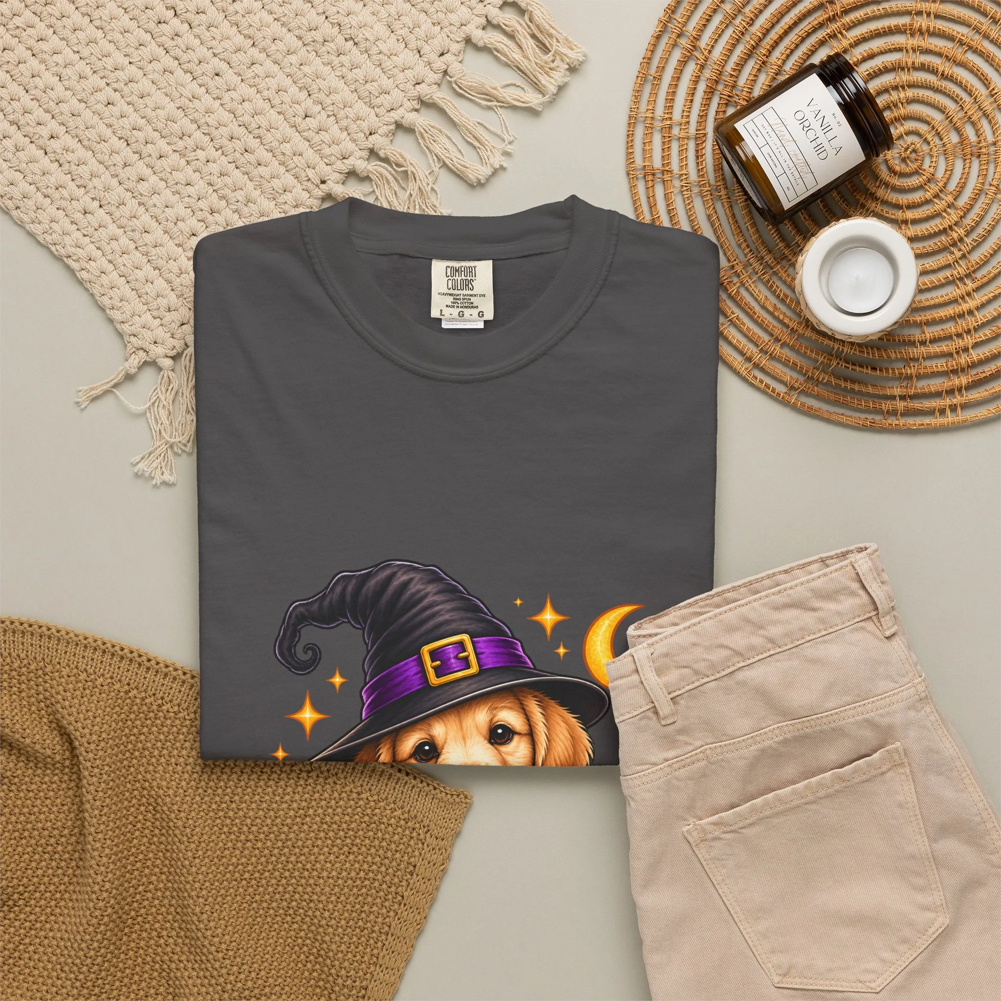 Halloween Dog Pumpkin T-Shirt - Image 49