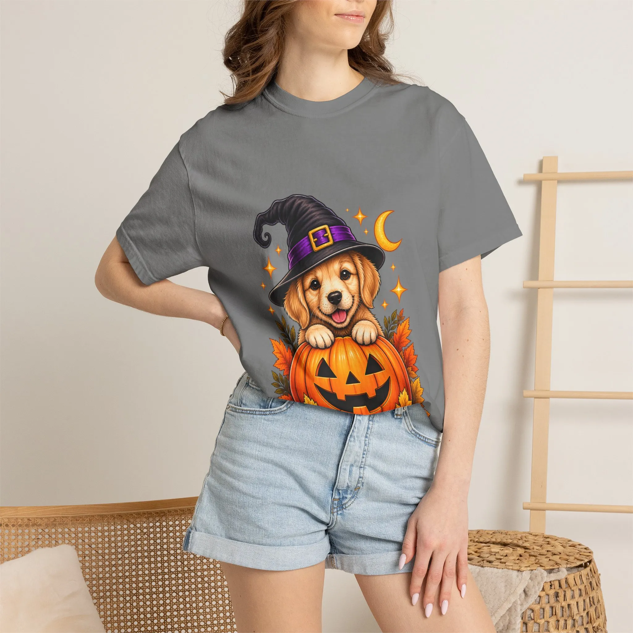 Halloween Dog Pumpkin T-Shirt - Image 20