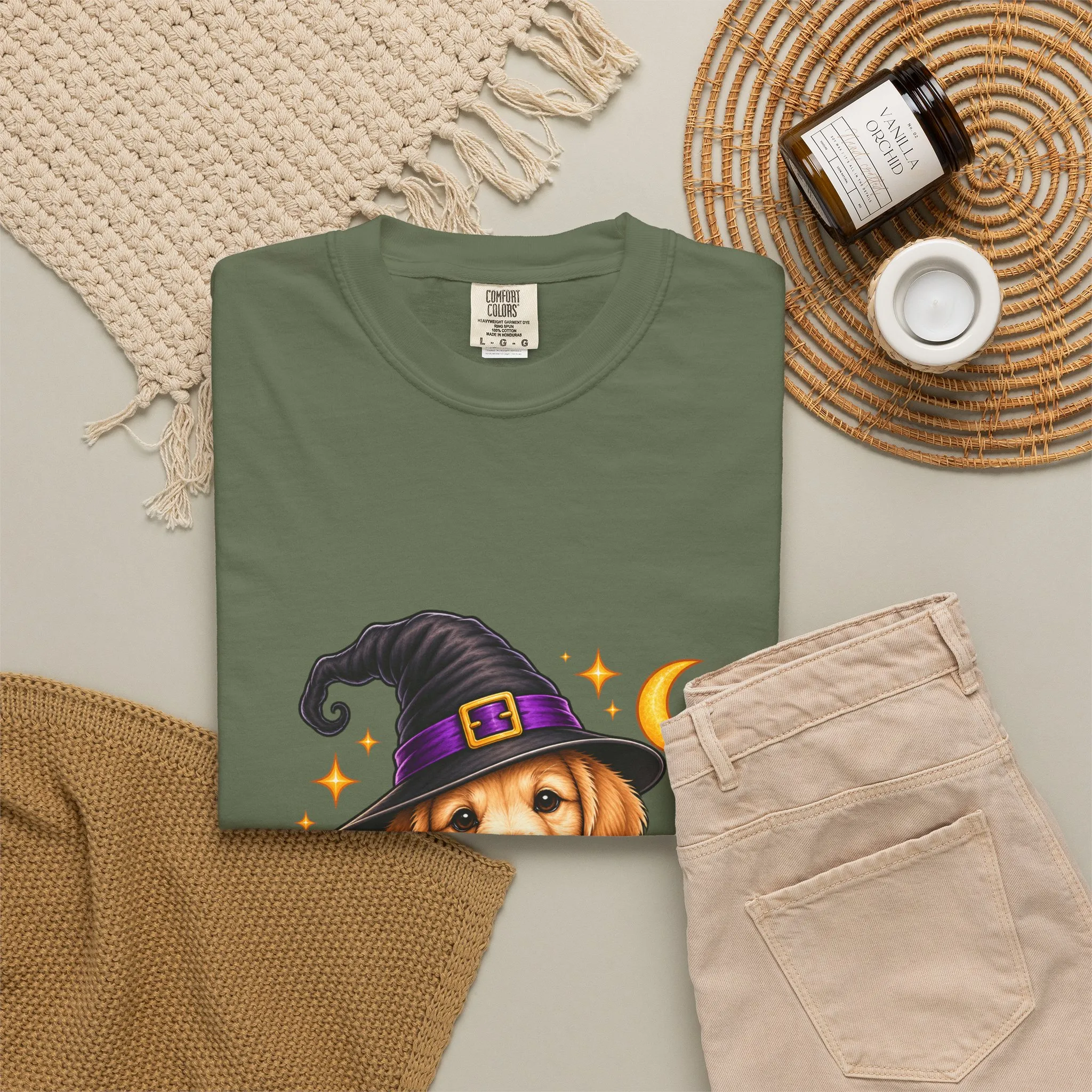 Halloween Dog Pumpkin T-Shirt - Image 24