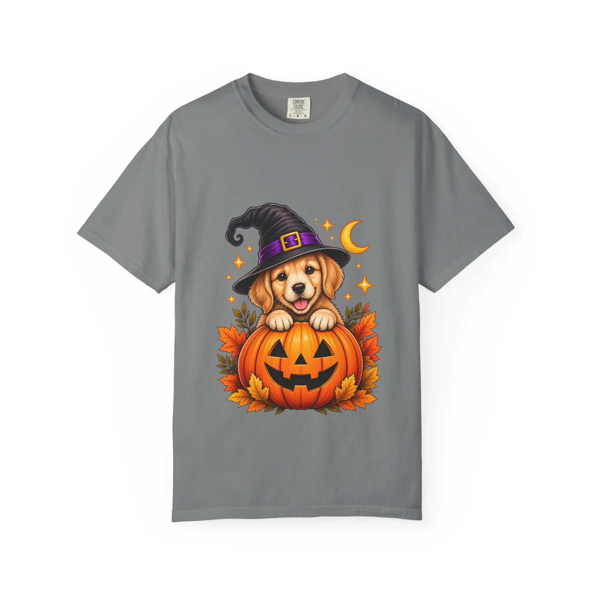 Halloween Dog Pumpkin T-Shirt - Image 16