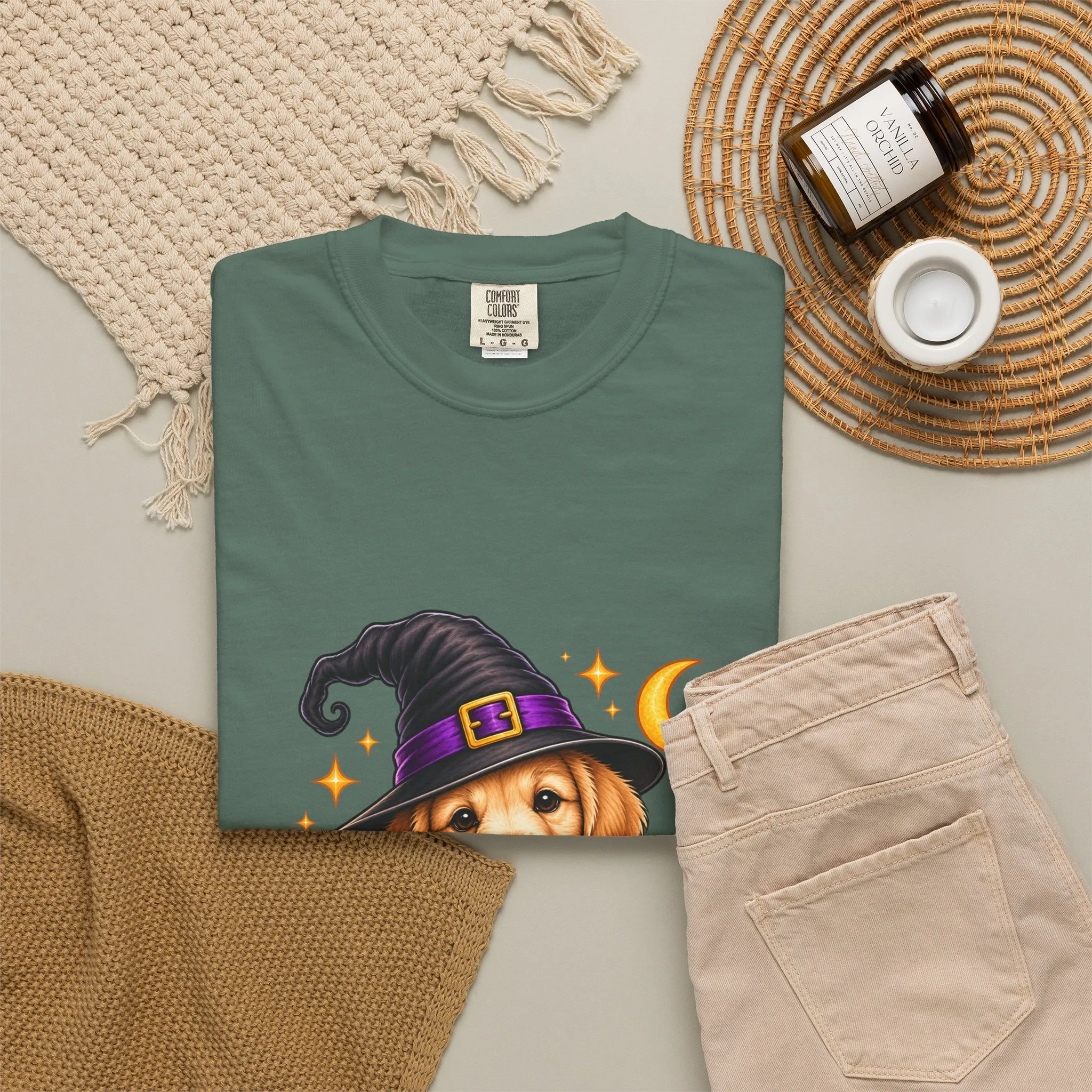 Halloween Dog Pumpkin T-Shirt - Image 34
