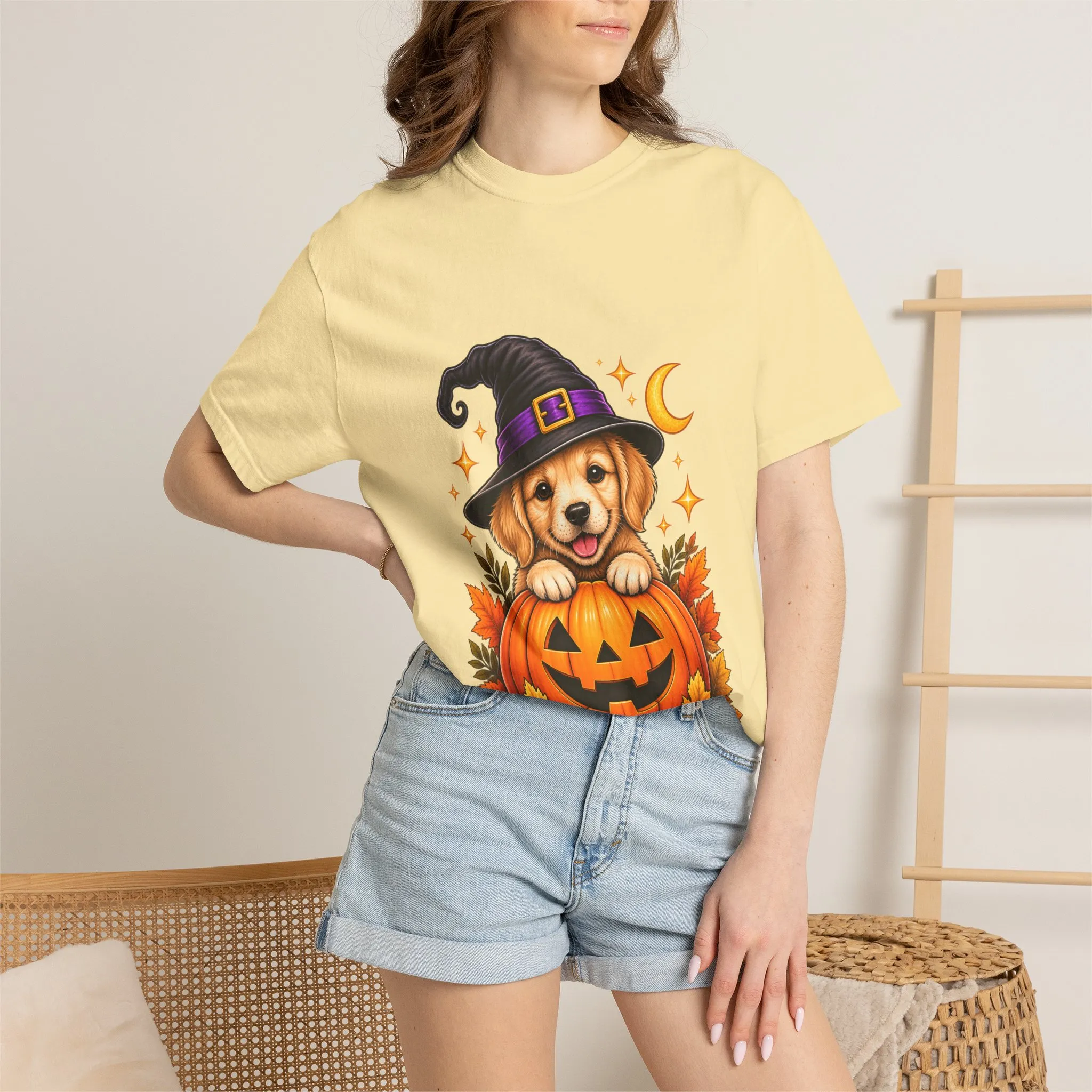 Halloween Dog Pumpkin T-Shirt - Image 10