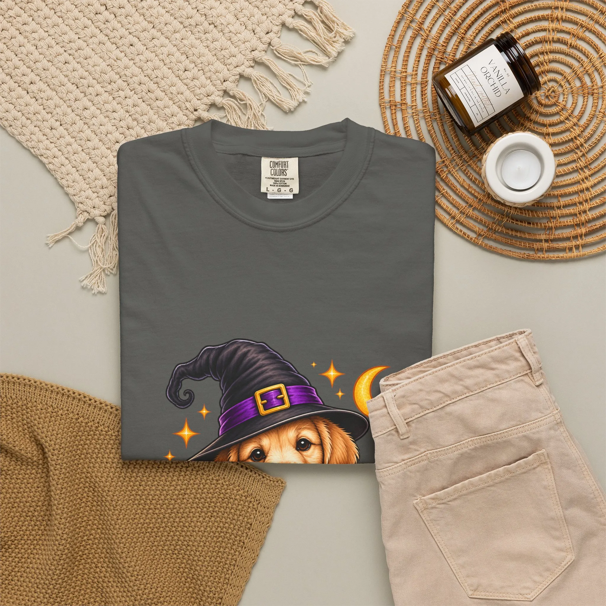 Halloween Dog Pumpkin T-Shirt - Image 14